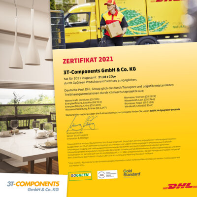 DHL GoGreen Zertifikat 2021  - DHL GoGreen Zertifikat 2021 